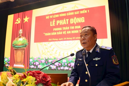 Vùng Cảnh sát biển 1 phát động Phong trào thi đua “Toàn dân bảo vệ an ninh Tổ quốc”