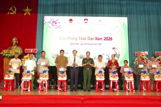 Tây Ninh tổ chức điểm Ngày hội Biên phòng toàn dân 2026