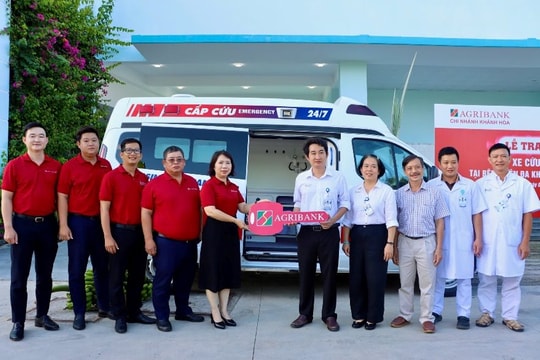 Agribank đồng hành ngành y tế vì sức khỏe cộng đồng