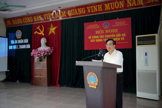 Đẩy mạnh chuyển đổi số, hướng tới xây dựng mô hình Tòa án điện tử