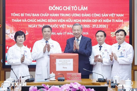 Phát biểu của Tổng Bí thư Tô Lâm nhân dịp thăm, chúc mừng Bệnh viện Hữu Nghị