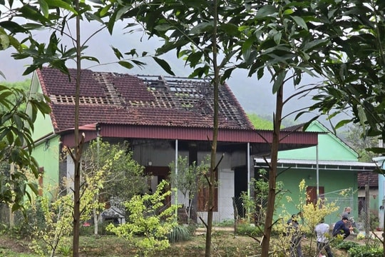 Cháy nhà lúc rạng sáng ở Nghệ An, một người tử vong