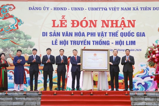 Bắc Ninh khai mạc Hội Lim và đón nhận danh hiệu Di sản văn hóa phi vật thể quốc gia