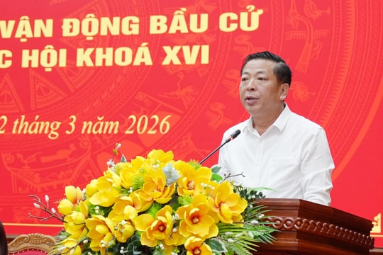 Bộ trưởng Bộ Xây dựng Trần Hồng Minh tiếp xúc cử tri tại tỉnh Cao Bằng