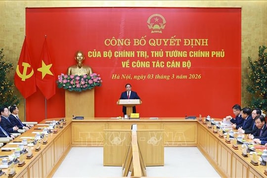 Thủ tướng Phạm Minh Chính trao Quyết định điều động, bổ nhiệm lãnh đạo Đảng ủy Chính phủ và 4 bộ, cơ quan