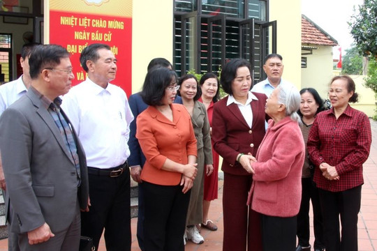 Phó Chủ tịch Quốc hội làm việc với Quảng Ninh về công tác bầu cử