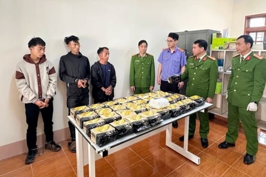 Bắt giữ 3 đối tượng trong đường vận chuyển ma túy số lượng lớn