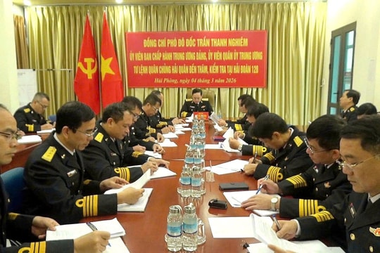 Hải đoàn 128 quyết tâm hoàn thành tốt nhiệm vụ năm 2026