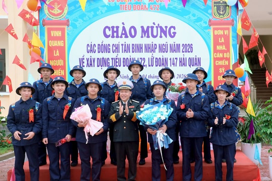 Vùng 1 Hải quân tiếp nhận hơn 1.000 chiến sĩ mới