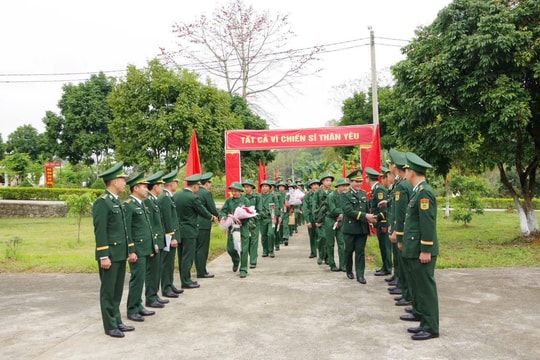 Ngày đầu của các tân binh tại Biên phòng Cao Bằng