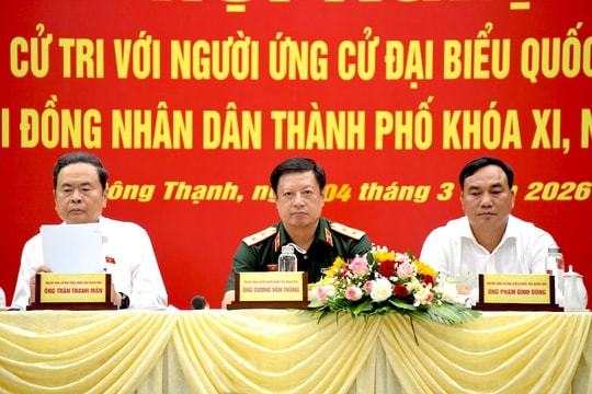 Các ứng cử viên ĐBQH đơn vị bầu cử số 12 TP.HCM tiếp xúc cử tri 6 xã trên địa bàn