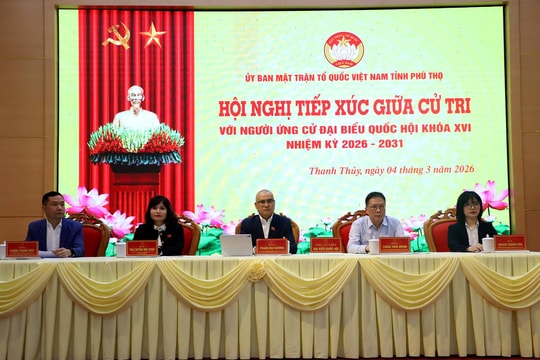 Bí thư Tỉnh ủy Phú Thọ tiếp xúc cử tri 7 xã