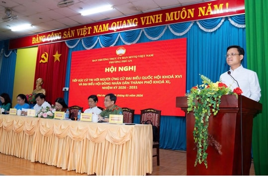 Ứng cử viên ĐBQH Nguyễn Thế Duy: Lắng nghe và kiến nghị giải quyết vấn đề cử tri quan tâm