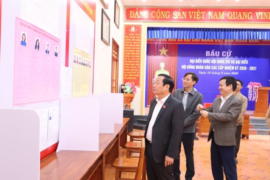 Chủ tịch Ủy ban bầu cử TP. Hải Phòng kiểm tra công tác chuẩn bị bầu cử tại cơ sở