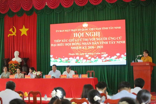 Đại biểu HĐND tỉnh Tây Ninh tiếp xúc cử tri
