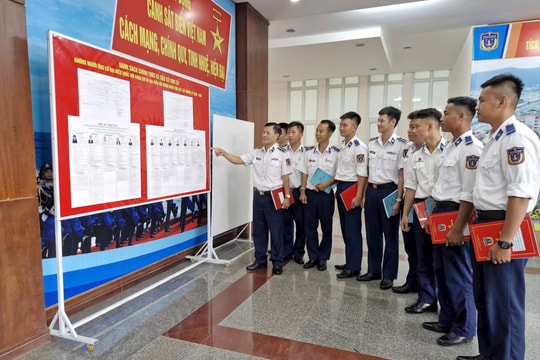 Bộ Tư lệnh Vùng Cảnh sát biển 4 chuẩn bị tốt nhất cho "Ngày hội non sông"