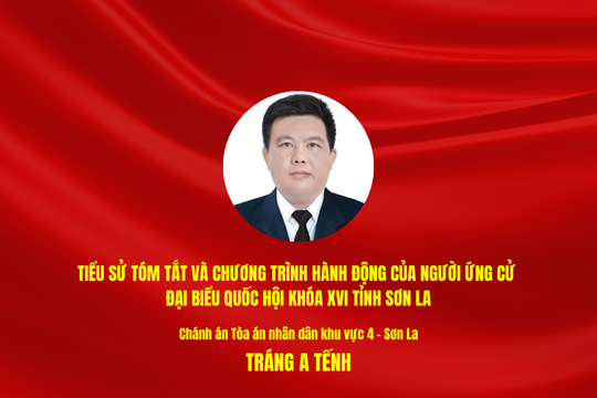 Tiểu sử tóm tắt và chương trình hành động của người ứng cử ĐBQH khóa XVI tỉnh Sơn La