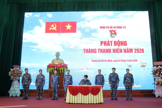 Tuổi trẻ Lữ đoàn 171 phát động Tháng Thanh niên năm 2026