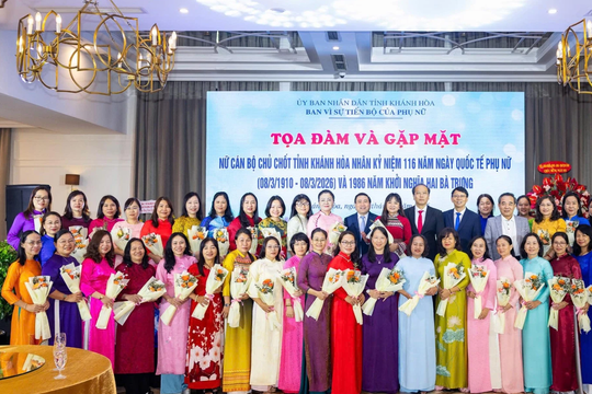 Khánh Hòa gặp mặt 90 nữ cán bộ chủ chốt