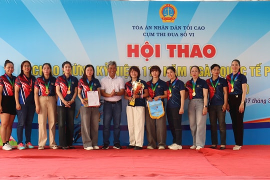 Sôi nổi Hội thao Cụm thi đua số VI Tòa án nhân dân