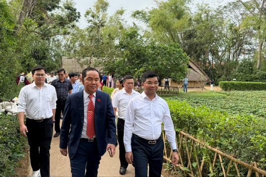 TAND hai cấp TP. Đà Nẵng về nguồn tại quê hương Bác