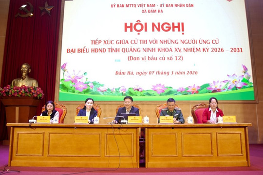 Cử tri Quảng Ninh kiến nghị phát triển kinh tế, hạ tầng miền núi