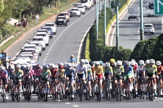 Kết thúc chặng 5 cuộc đua xe đạp nữ quốc tế Biwase Tour of Vietnam 2026