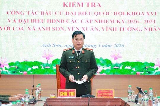 Bảo đảm an ninh, an toàn cho ngày bầu cử tại Nghệ An