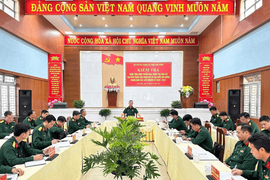 Lâm Đồng: Cán bộ, chiến sĩ lực lượng vũ trang chuẩn bị chu đáo cho Ngày hội non sông