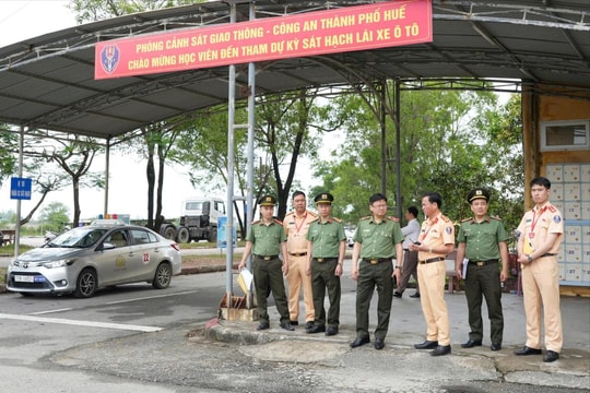 Kiểm tra sát hạch lái xe, nâng cao chất lượng phục vụ người dân