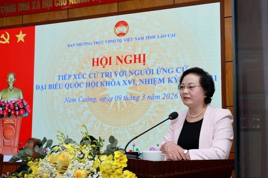 Phó Thủ tướng Phạm Thị Thanh Trà thông tin tới cử tri về lộ trình cải cách tiền lương