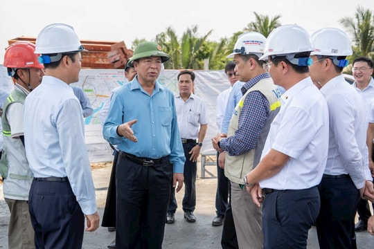 Bộ trưởng Trần Hồng Minh kiểm tra các dự án ở phía Nam
