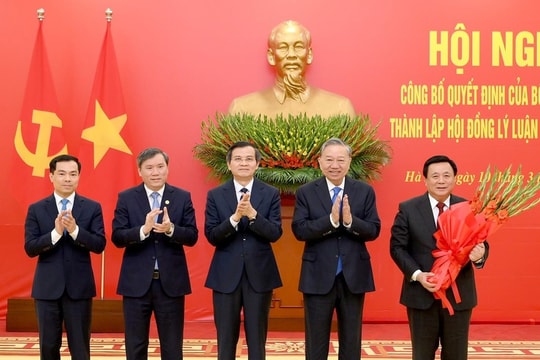 Tổng Bí thư Tô Lâm chủ trì Hội nghị công bố quyết định của Bộ Chính trị thành lập Hội đồng Lý luận Trung ương nhiệm kỳ 2026-2031