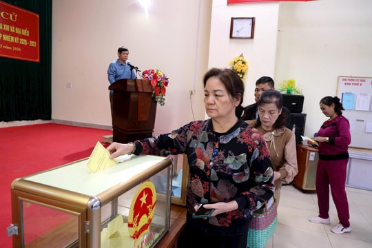 Quảng Ninh diễn tập công tác bầu cử tại nhiều địa phương