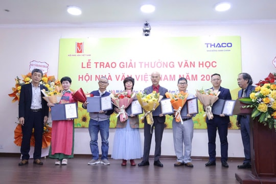 9 tác phẩm được vinh danh tại Giải thưởng Văn học Hội Nhà văn Việt Nam 2025