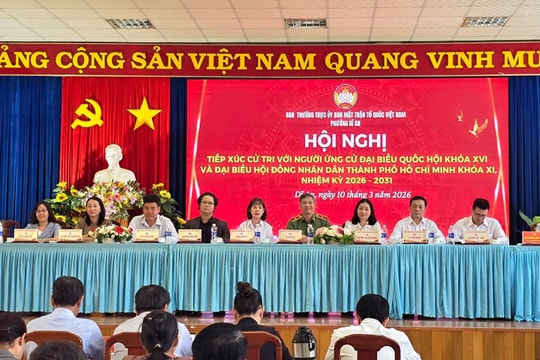 Cử tri gửi gắm kỳ vọng vào các ứng cử viên đại biểu Quốc hội và đại biểu HĐND