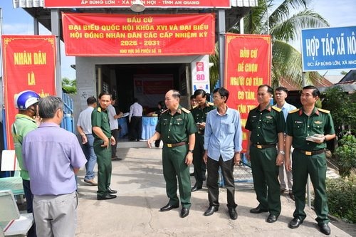 An Giang: Kiểm tra công tác chuẩn bị bầu cử tại các xã biên giới