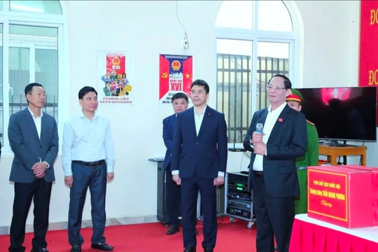 Tăng cường giám sát, bảo đảm an ninh tuyệt đối cho ngày bầu cử