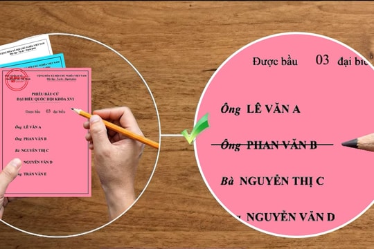 Cử tri ghi phiếu bầu cử ra sao?