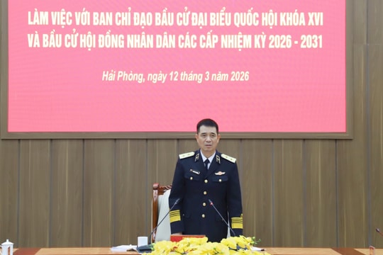 Quân chủng Hải quân có 22 khu vực bỏ phiếu bầu cử sớm