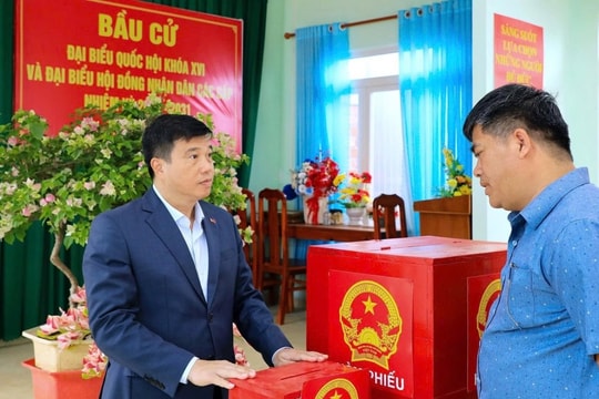 Bí thư Tỉnh ủy Lâm Đồng kiểm tra công tác chuẩn bị bầu cử