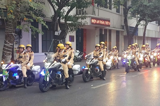 CSGT Hà Nội bảo đảm giao thông thông suốt phục vụ ngày bầu cử