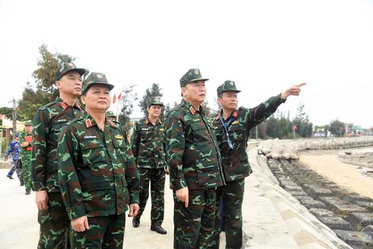Bộ Tổng Tham mưu Quân đội nhân dân khảo sát tại đặc khu Bạch Long Vĩ
