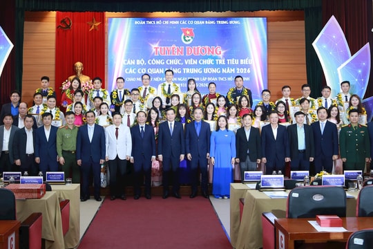 Tuyên dương cán bộ, công chức, viên chức trẻ tiêu biểu các cơ quan Đảng Trung ương năm 2026