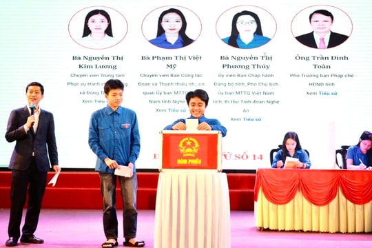 Tuổi trẻ Nghệ An sẵn sàng cho ngày hội bầu cử