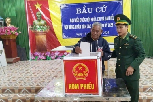 Nghệ An: Cử tri đi bầu cử sớm đạt tỷ lệ cao