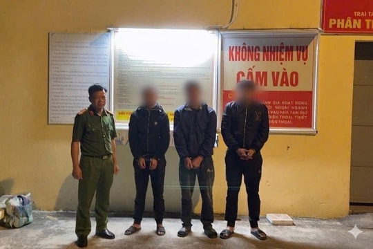 Phát hiện điểm mua bán ma túy, tạm giữ 3 đối tượng