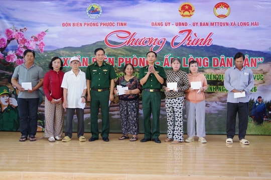 Bộ đội Biên phòng TPHCM: Hơn 310 tỷ đồng chăm lo người dân vùng biển