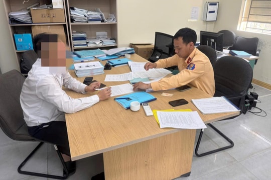 CSGT xử lý tài xế đi sai làn trên cao tốc sau phản ánh qua Zalo