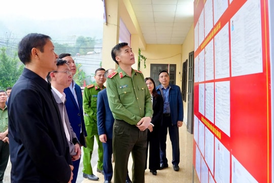 Lào Cai: Siết chặt công tác bảo đảm an ninh cho ngày bầu cử